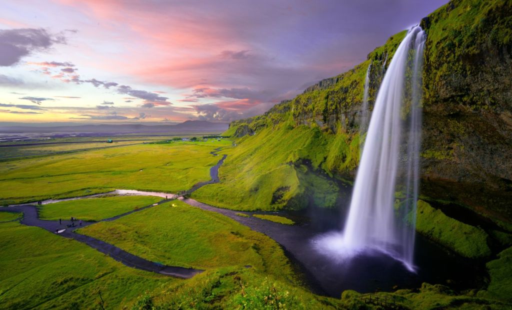 טיול מאורגן אל איסלנד - מפל מים